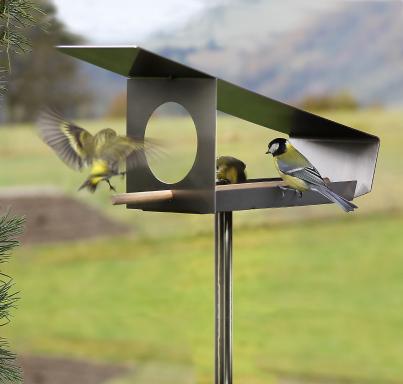 VH-7-design bird feeding house in stainless