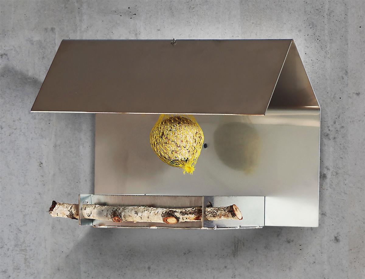 VH-2-M-vogelhaus-edelstahl-wandmontage