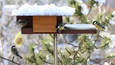 Vogelhaus-Cortenstahl-VHT-15-R-Winter