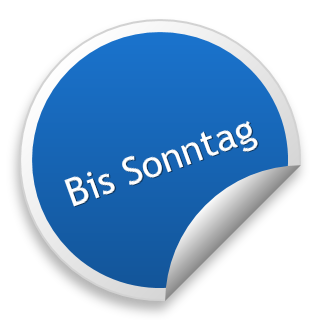 Bis Sonntag